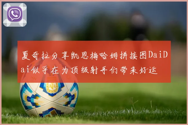 夏奇拉分享凯恩梅哈姆拼接图DaiDai似乎在为顶级射手们带来好运